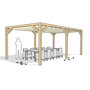 Pergola 'Stand Alone' 3,7 x 5 meter