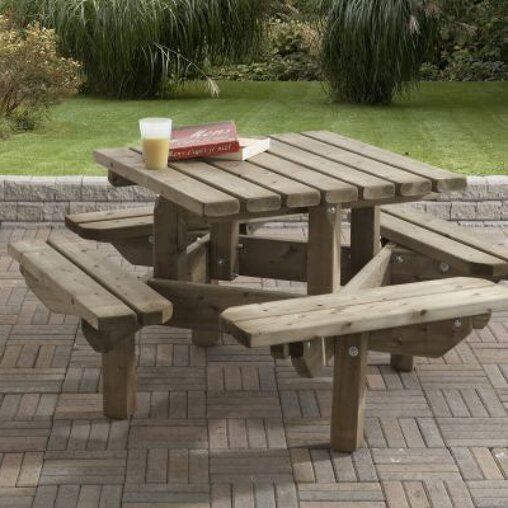 Picknicktafel 125 x 125 cm kinder