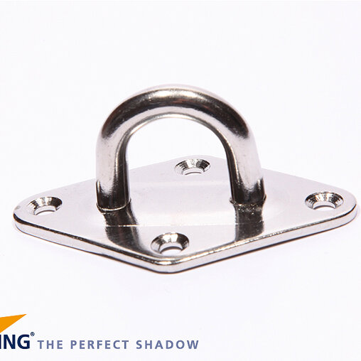 Nesling Plaat met oog RVS