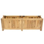 Planter hardhout rechthoek (120 x 30 x 40 cm)