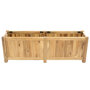 Planter hardhout rechthoek (120 x 40 x 40 cm)