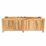Planter hardhout rechthoek (120 x 50 x 40 cm)