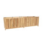 Planter hardhout rechthoek (150 x 50 x 60 cm)