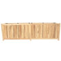 Planter hardhout rechthoek (200 x 50 x 60 cm)