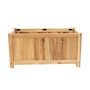 Planter hardhout rechthoek (80 x 40 x 40 cm)