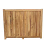Planter hardhout vierkant (100 x 100 x 80 cm)