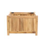 Planter hardhout vierkant (60 x 60 x 40 cm)