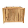 Planter hardhout vierkant (80 x 80 x 60 cm)