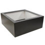 Planter Smooth antraciet vierkant (100 x 100 x 40 cm)