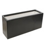 Planter Smooth antraciet rechthoek (100 x 40 x 40 cm)