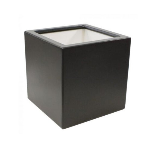 Planter Smooth antraciet vierkant (40 x 40 x 40 cm)