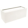 Planter Smooth wit rechthoek (100 x 40 x 40 cm)