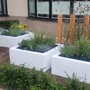 Planter Smooth in de tuin