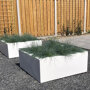 Planter Smooth in de tuin