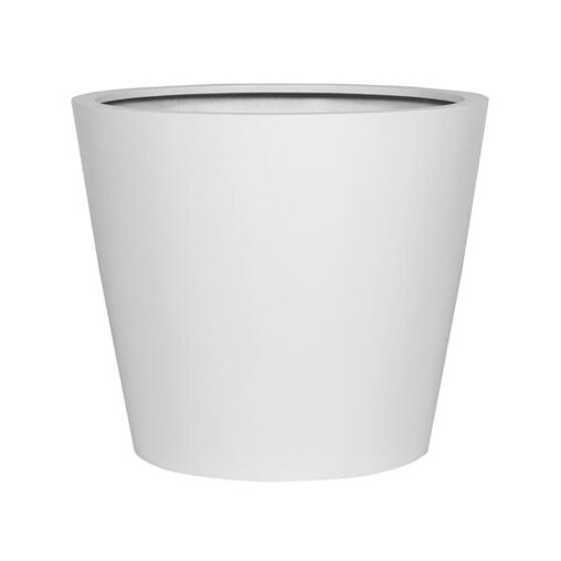 Pottery Pots Essential Bucket ronde plantenbak mat wit