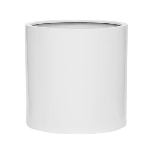 Pottery Pots Essential Max ronde plantenbak glanzend wit