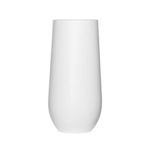 Pottery Pots Essential Nax ronde plantenbak hoog mat wit