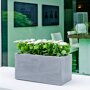 Pottery Pots Natural Balcony rechthoekige plantenbak grijs