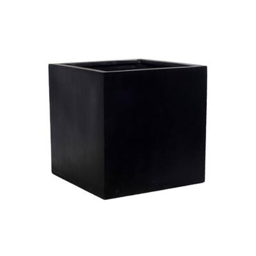 Pottery Pots Natural Block vierkante plantenbak zwart