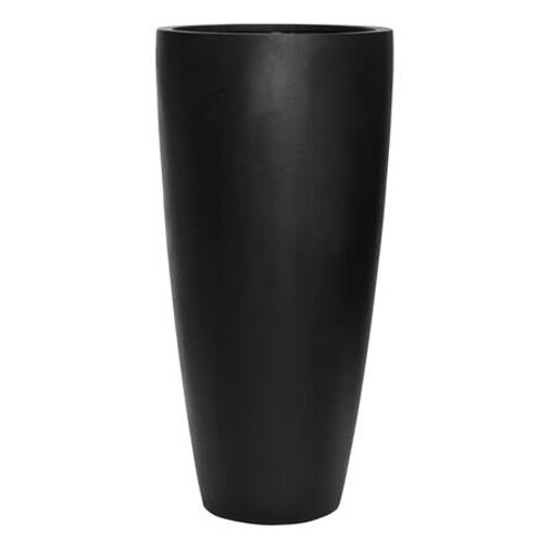 Pottery Pots Natural Dax ronde plantenbak hoog zwart