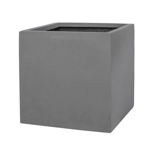 Pottery Pots Natural Fleur vierkante plantenbak grijs