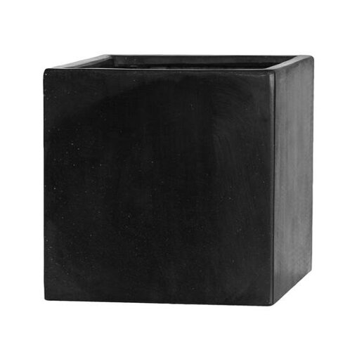 Pottery Pots Natural Fleur vierkante plantenbak zwart