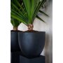 Pottery Pots Natural Jesslyn ronde plantenbak zwart detail