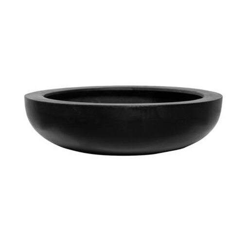 Pottery Pots Natural Monique bolvormige plantenbak zwart