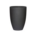Pottery Pots Refined Ben ronde plantenbak middelhoog zwart