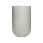 Pottery Pots Ridged Cody High ronde plantenbak hoog lichtgrijs