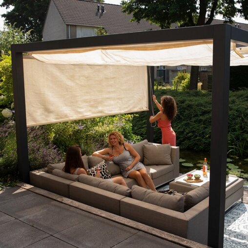 Coolfit rolgordijn - Gebroken wit