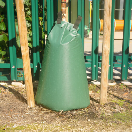 RootBarrier Waterbag aangesloten