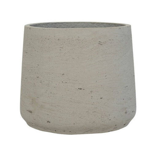 Pottery Pots Rough Patt ronde plantenbak grijs