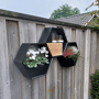 Susteelable wand plantenbak combinatie