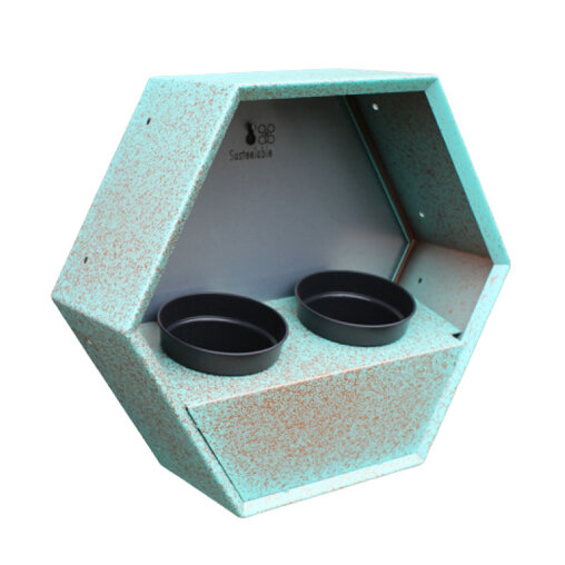 Susteelable wand plantenbak groen