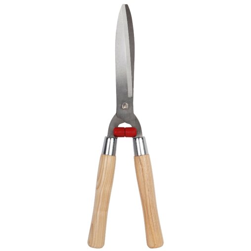 Heggenschaar premium rechte snede houten handvat