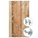 Tuindeur Solide grenen groen geïmpregneerd