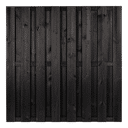 Tuinscherm Barneveld zwart grenen 180x180 cm